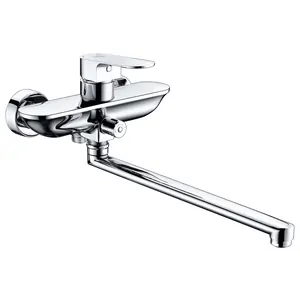 Смеситель для ванны/душа WasserKRAFT 5802L длинный поворотный излив, хром