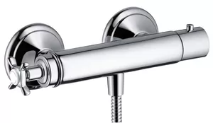 Смеситель Axor 16261000 термостат для душа, настенный, крест-ручки хром