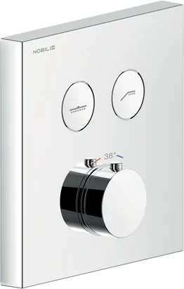 Смеситель NOBILI для душа, встраиваемый, термостат, внешняя часть, хром WE00202/ECR