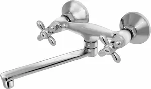 Смеситель для кухни настенный VARION Armaturen 1105 22 2 керам. кр.-букса, плоск. излив 220мм