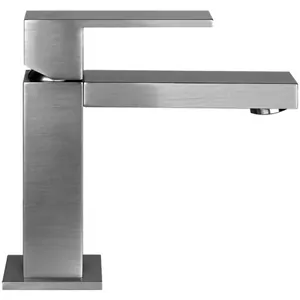 Смеситель Gessi Rettangolo 20002.707 для умывальника, однозахватный, черный металл брашированный PVD