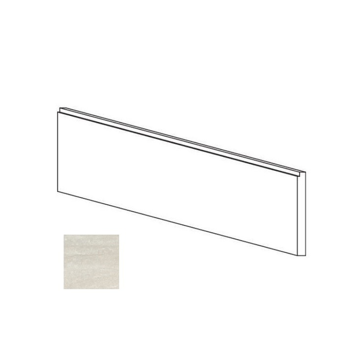Impronta italgraniti Dorset DR01AL2 Alzata con Scuretto Bianco Cross Cut 20x120 матовая