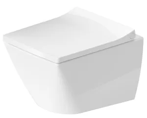 Унитаз подвесной Duravit 370х480 безободковый, антибактериальное покрытие 2573092000