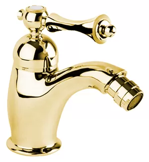 Смеситель CEZARES -BSM1-03/24-M для биде, донный клапан, золото