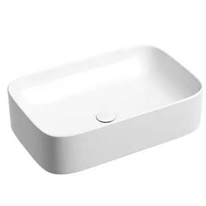 Раковина накладная Ceramicanova 605х380х150 прямоугольная, цвет: белый матовый CN6053MW