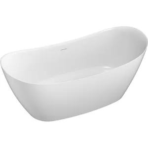 Ванна отдельностоящая Salini 1850х800х715иск. камень, S-Stone, цвет: белый матовый 101811SM