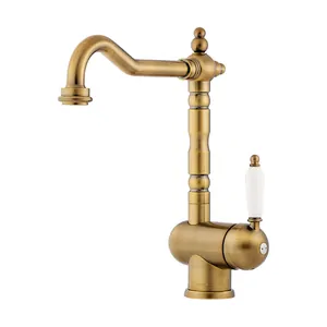 Смеситель для мойки Omoikiri 2 Plus-AB однозахв., система 2в1 Multi, цвет: античная латунь