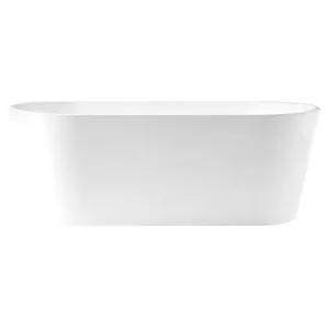 Ванна акриловая Abber (1700х800) отдельностоящая, слив-перелив, белая AB9209