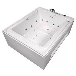 Гидромассажная ванна Gemy G9268 K (1850х1500х710) с хромотерапией