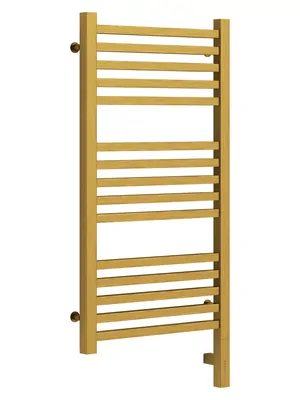 СУНЕРЖА Полотенцесушитель 800х400 (15 ступ.) состаренная латунь, МЭМ правый 051-5701-8040