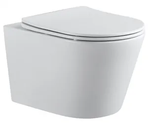 Унитаз подвесной Aquanet 2.0 W LX-1905 360х515х310, безобод., тонкое сиденье микролифт, белый