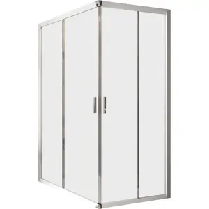 Стенка душевого уголка RAVAK BLRV2K-120 (1200х1900) раздвижные двери, стекло, белый+Transparent