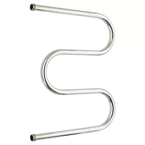 Полотенцесушитель водяной СТИЛЬЕ М-обр. 600х500,нерж.сталь,боковое подкл., резьба-сгон 1",00004-6050