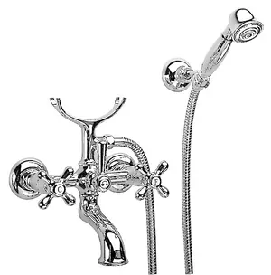 Смеситель для ванны Nicolazzi 2502CR с душевым гарнитуром, хром