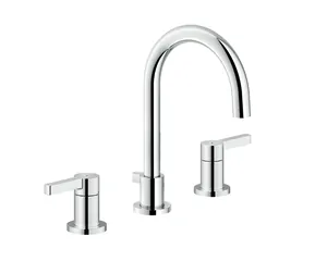 Смеситель NOBILI для раковины, на 3 отверстия, донный клапан, хром LR116211/1T1CR