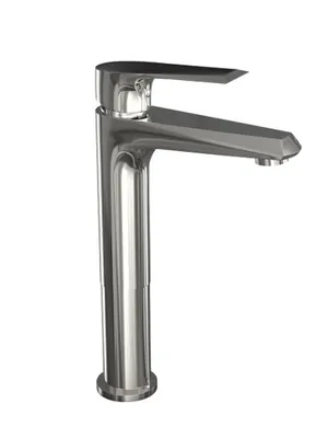 Смеситель ZEEGRES для умывальника однорычажный, высокий излив, хром 30004001