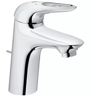 Смеситель Grohe 33558003 для умывальника, S-Size, с донным клапаном, хром