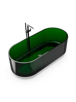 Ванна отдельностоящая Knief Ellipse Shape (1700х750х560) из полимерного материала, цвет: 19 Blackish Green, 0700-AL497-19
