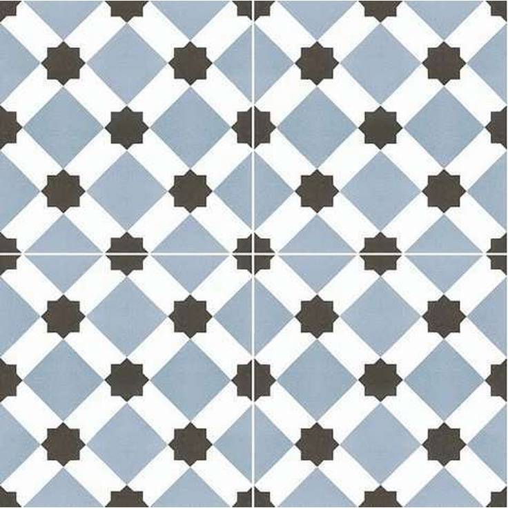Niceker Chic Howard Blue 45,2 45,2x45,2 матовая