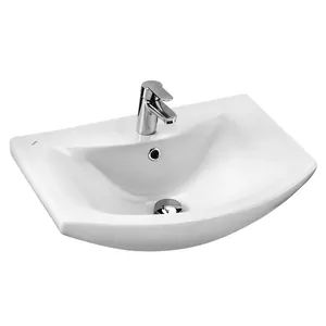 Раковина Aquaton 60 (610x445x184) перелив, отв. под смеситель, керамика, белый 1WH110246