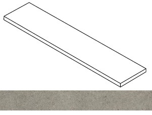 Forte dei Marmi Rock Lunar Grey  DX 33x160 матовая