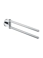 Полотенцедержатель Aquatek AQ4013CR двойной, латунь, цвет: хром