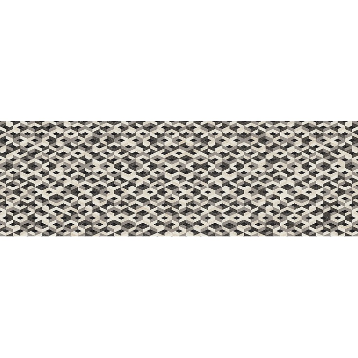 Arcana Ceramica Black&Cream ARC_8YT2 Black R Braided  32x99 матовая