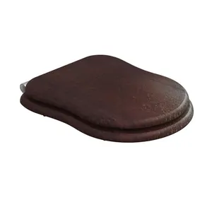 Сиденье для унитаза Caprigo Borgo с микролифтом, дерево, морилка noce scuro/бронза KFm-BB-В039