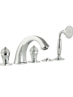 Смеситель на борт ванны Migliore на 5 отверстий, хром 27308