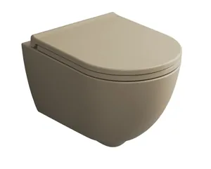 Унитаз Cielo (350х530х265) подвесной, безободковый Rimless, цвет Avena EJVSK AV
