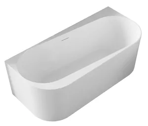 Ванна акриловая Abber (1700х780) пристенная, слив-перелив, белая AB9494-1.7