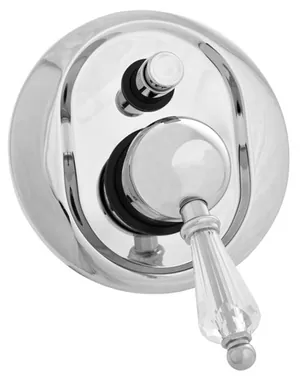 Смеситель CEZARES -VDIM-01-Sw для душа, встраиваемый с переключателем, хром/ручка Swarovski