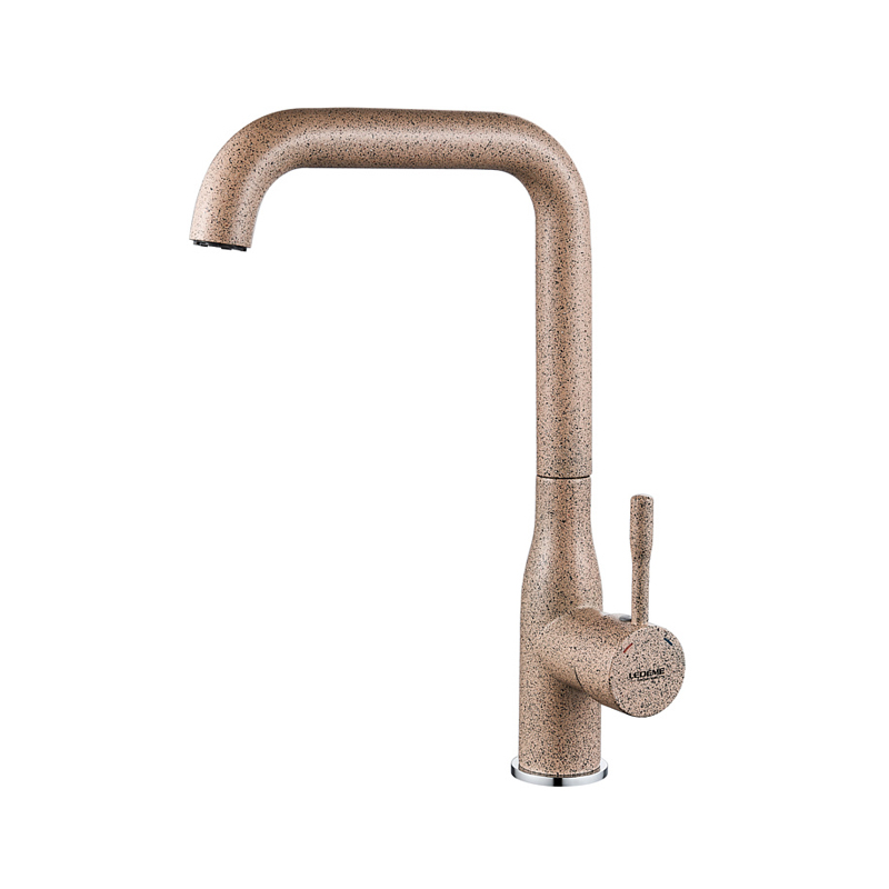 Смеситель Ledemе для кухни, поворотный излив, однозахватный, терракотовый L4698-300