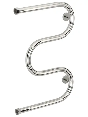 СУНЕРЖА + Полотенцесушитель 600х400 нерж.сталь, нак. гайка 1"