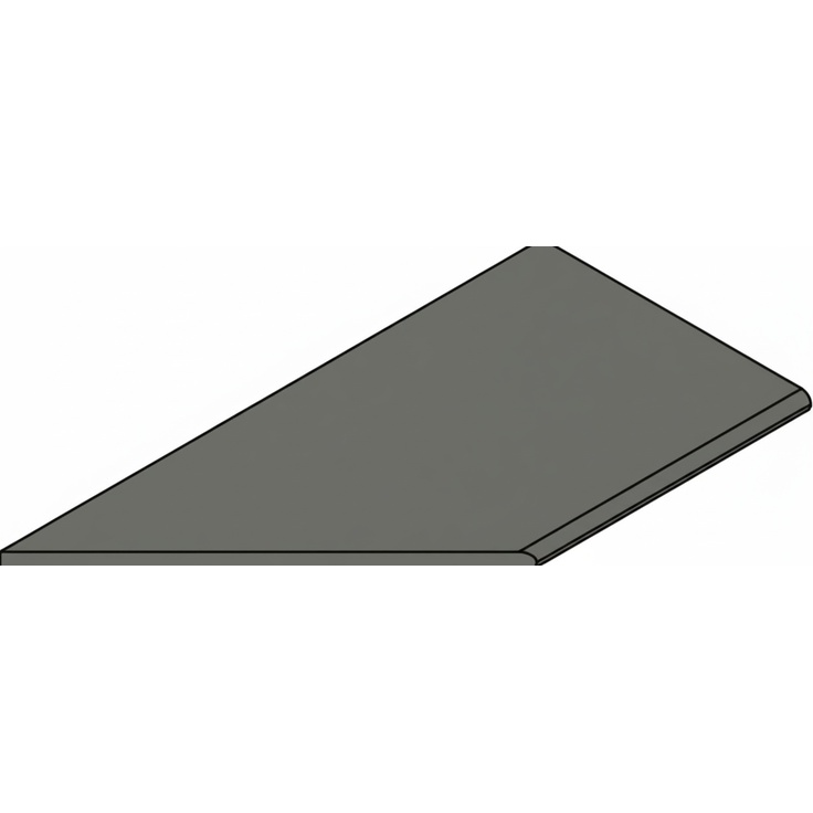 Italon Magma (Магма) 620090001327 X2 Фог бортик закруглённый Левый 30x120 матовая