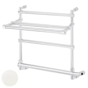 Полотенцесушитель электрический Margaroli Sole 554-3(543х570) белый, скрыт.подкл. 100Вт, 5544703WHPB