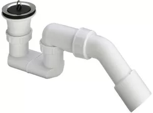 Сифон Viega для душевого поддона 70х1 1/2х40/50 с выпуском, пробкой, отводом мод.6822.45, 312138