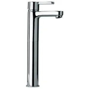 Смеситель для раковины Paini однозахватный, высокий излив 252мм, без д/к, хром 92CR205LLBLLMK