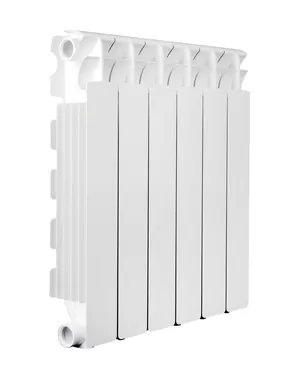 Радиатор алюминиевый Fondital 350/100 (97х407) боковое подкл, белый 6 сек, 823,8 Ватт