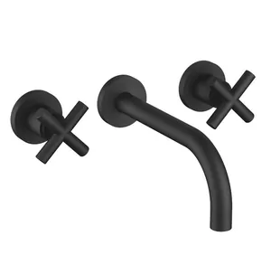 Смеситель для раковины Dornbracht 36712892-33 внешняя часть, излив 19см, черный матовый