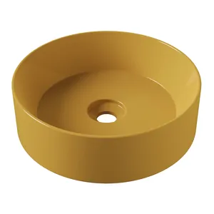 Раковина накладная Alice 400х400х120 Aliglaze+, без отверстия под смес., мёд глянц. 34230196