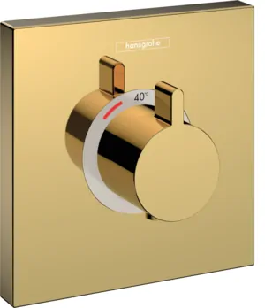 Смеситель Hansgrohe Highfow 15760990 термостат, наружная часть,без.зап.вент, пол.золото