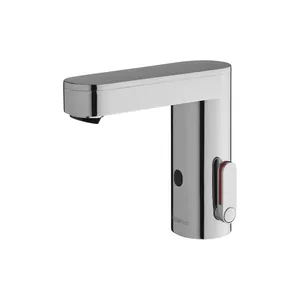 Смеситель для раковины Presto Soo антивандальн, бесконтактный, питание от аккумулятора, хром 56200