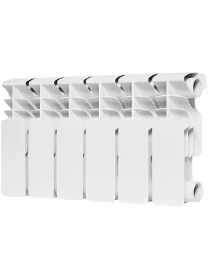 Радиатор биметаллический ROMMER 200 6 секций, RBM-3210-020006