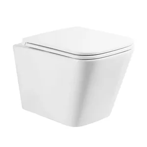 Унитаз подвесной BelBagno -R 490х345х350 со смывом Tornado, безободковый, белый BB520CH-TOR