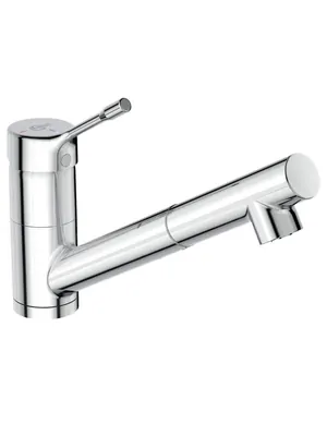 Смеситель для кухни Ideal Standard однозахватный, выдвижной поворотный излив 112мм BC294AA