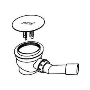 Слив для душевого поддона HUPPE, крышка сливного отверстия до 0,8 л/с, круглая, хром 215481R91