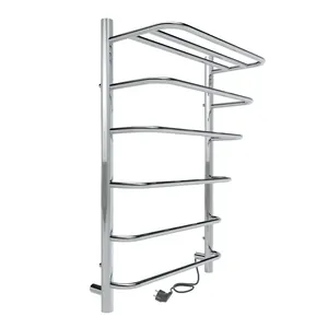 Полотенцесушитель Indigo с/п 800х500 (таймер,скр.монт) полиров, LHE80-50R