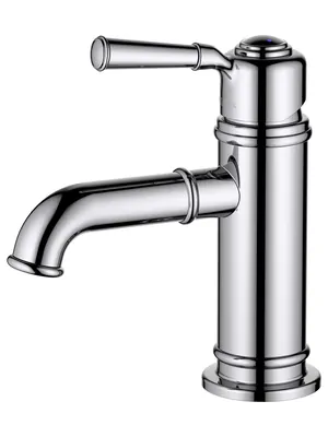 Смеситель для раковины Aquatek AQ1510CR однозахватный, излив 72мм, б/дон. клапана, хром