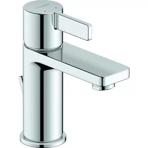 Смеситель для раковины Duravit S DE1010001010 151 мм, однорычажный, донный клапан, хром